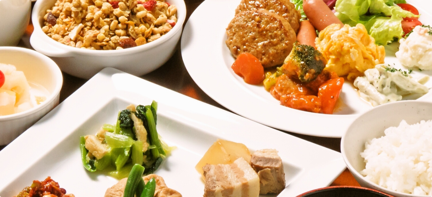 画像:朝食